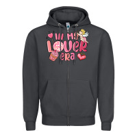 In My Lover Era Valentines Day Zipper Hoodie | Teevron