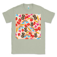 Matcha back to school seamless pattern 3 (3600x3600) Classic Tee - AdoDesignShop