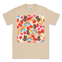 Mushroom back to school seamless pattern 3 (3600x3600) Classic Tee - AdoDesignShop