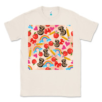Natural back to school seamless pattern 3 (3600x3600) Classic Tee - AdoDesignShop