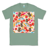 Sage back to school seamless pattern 3 (3600x3600) Classic Tee - AdoDesignShop