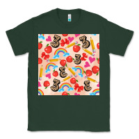 Sports Green back to school seamless pattern 3 (3600x3600) Classic Tee - AdoDesignShop