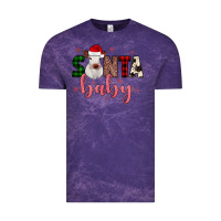 Cloud Purple Santa baby Cow Vintage Tee - JahusDesignShop