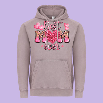 Best Mom Ever Mother's Day Vintage Hoodie Designed By Jahusdesignshop