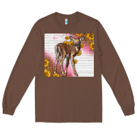 Chestnut Western Cute Baby Deer Fawn Long Sleeve Tee - LillyAllenDesigns