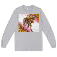 Moon Dust Western Cute Baby Deer Fawn Long Sleeve Tee - LillyAllenDesigns