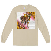 Mushroom Western Cute Baby Deer Fawn Long Sleeve Tee - LillyAllenDesigns