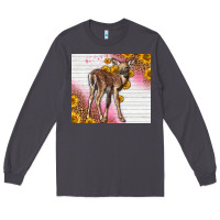 Smoke Western Cute Baby Deer Fawn Long Sleeve Tee - LillyAllenDesigns