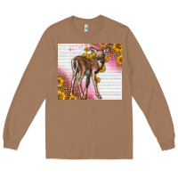 Toasted Coconut Western Cute Baby Deer Fawn Long Sleeve Tee - LillyAllenDesigns