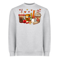 Heather Grey teacher coffee cups Heavyweight Sweatshirt - Jasminsmagicworld