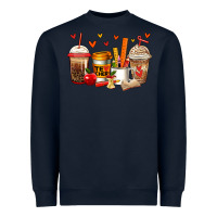 Navy teacher coffee cups Heavyweight Sweatshirt - Jasminsmagicworld