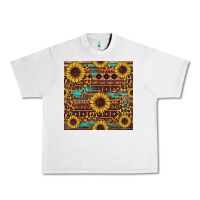 Lunar Rock sunflower and leopard seamless pattern Urban Heavy Tee - BundleAndBundleShop