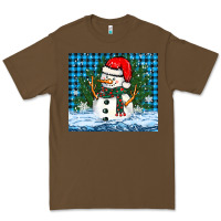 Cacao snowy christmas snowman Premium Tee - BarkalooDesign