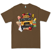 Cacao school bus driver front Premium Tee - texasbilliewilder