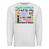 Oatmeal Heather you are allowed to Premium Sweatshirt - Artiststas