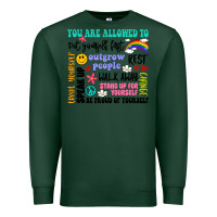Sports Green you are allowed to Premium Sweatshirt - Artiststas