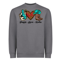 Storm peace love rodeo Heavyweight Sweatshirt - JahusDesignShop