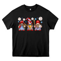 Black baseball gnome Heavy Core Tee - texasbilliewilder