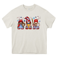 Cream baseball gnome Heavy Core Tee - texasbilliewilder