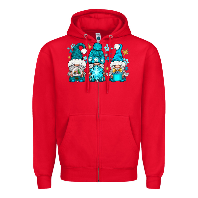 Winter Gnomies Zipper Hoodie by NancyCooperArtShop | Teevron