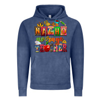 Vintage Denim nacho average teacher Vintage Hoodie - AdoDesignShop