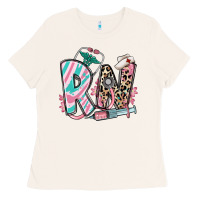 Bone floral rn registered nurse Ladies Tee - RanaPortraitStore