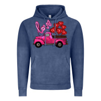 Vintage Denim valentines day turck with balloons Vintage Hoodie - RanaPortraitStore
