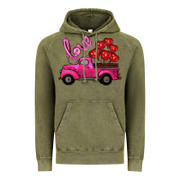 Vintage Olive valentines day turck with balloons Vintage Hoodie - RanaPortraitStore