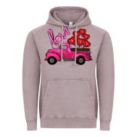 Vintage Zinc valentines day turck with balloons Vintage Hoodie - RanaPortraitStore