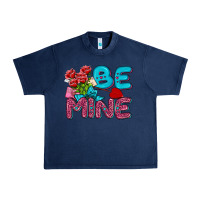 Navy be mine valentine Urban Heavy Tee - AdoDesignShop