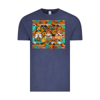 Vintage Denim western fall gnomes tumbler Vintage Tee - Artiststas