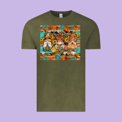 Western Fall Gnomes Tumbler Vintage Tee Designed By Artiststas