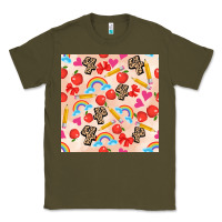 Army Green back to school seamless pattern 4 (3600x3600) Classic Tee - AdoDesignShop