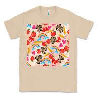 Mushroom back to school seamless pattern 4 (3600x3600) Classic Tee - AdoDesignShop