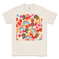 Natural back to school seamless pattern 4 (3600x3600) Classic Tee - AdoDesignShop
