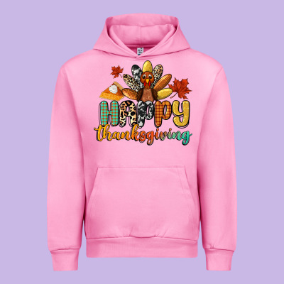 Happy Thanksgiving Urban Hoodie Designed By Cowgirlartshop