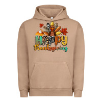 Pigment Burro happy thanksgiving Urban Hoodie - CowGirlArtShop