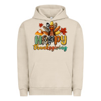 Pigment French Oak happy thanksgiving Urban Hoodie - CowGirlArtShop