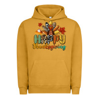 Pigment Peanut Butter happy thanksgiving Urban Hoodie - CowGirlArtShop