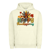 Pigment Pistachio happy thanksgiving Urban Hoodie - CowGirlArtShop