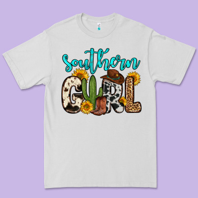 Southern Girl Premium Tee Designed By Zillion Design Studio