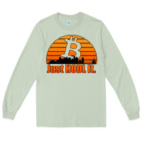 Matcha just hodl it new orleans skyline retro sunset Long Sleeve Tee - Jasminsmagicworld