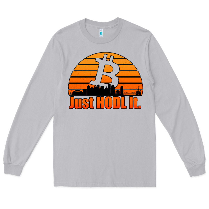 Just Hodl It New Orleans Skyline Retro Sunset Long Sleeve Tee by Jasminsmagicworld | Teevron