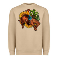 Mushroom rodeo cowboy sunflower cactus Heavyweight Sweatshirt - JahusDesignShop