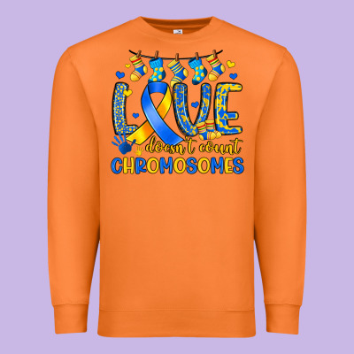 Love Doesn T Count Chromosomes Premium Sweatshirt Designed By Artiststas
