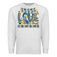 Oatmeal Heather love doesn t count chromosomes Premium Sweatshirt - Artiststas