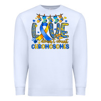 White love doesn t count chromosomes Premium Sweatshirt - Artiststas