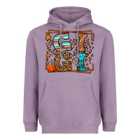 Lavender Fall Autumn Leopard Gigi Heavyweight Hoodie - LillyAllenDesigns