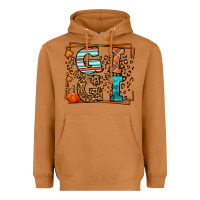 Meerkat Fall Autumn Leopard Gigi Heavyweight Hoodie - LillyAllenDesigns