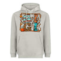 Moon Dust Fall Autumn Leopard Gigi Heavyweight Hoodie - LillyAllenDesigns
